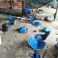 Gambar kursi stadion fiberglass / kursi ruang tunggu berbahan fiberglass Set Chairs Furniture dari Bayazid Online Shop undefined 3 Tokopedia