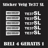 Gambar STIKER VELG TE37 SL VOLK RACING RAYS ENGINEERING - Putih, 1 velg dari stickerika. undefined 3 Tokopedia