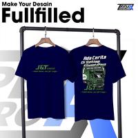 Gambar Kaos Driver J&t Cargo Kontainer by Triple A Distro - Putih, XXL dari Triple A Distro undefined 3 Tokopedia