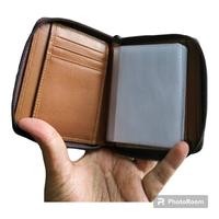 Gambar Dompet kartu minimalis tan drus premium kulit pull up - tan dari Kakay_shop undefined 2 Tokopedia