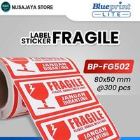 Gambar Sticker Label Fragile Jangan dibanting 80x50 BLUEPRINT FG502 isi 300 dari Nusajaya Store undefined 1 Tokopedia