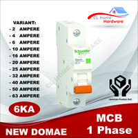 Gambar MCB 1 PHASE NEW DOMAE SCHNEIDER 1P 6A,10A,16A,20A,25A,32A,40A,50A,63A - 16A dari CL home hardware undefined 1 Tokopedia