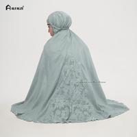 Gambar Mukena Bordir Padang alfarizi - Abu-abu dari ALFAUZI COLLECTION undefined 1 Tokopedia