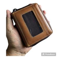 Gambar Dompet kartu minimalis tan drus premium kulit pull up - tan dari Kakay_shop undefined 1 Tokopedia