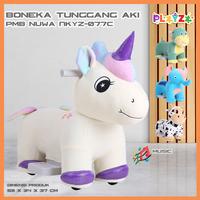 Gambar Mainan boneka hewan tunggang aki PMB NKYZ-077C kuda-kudaan listrik - Gajah dari Playza.id undefined 1 Tokopedia