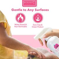 Gambar BerryC Hand Sanitizer Refill 200ml Antiseptik Non Alkohol Bayi Safe Spray & Foam Harum Floral untuk Kulit Sensitif - 1pc+Gun Pink dari Natural Family Care undefined 5 Tokopedia