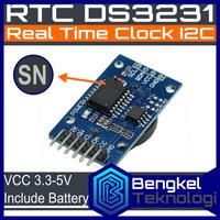 Gambar RTC DS3231 REAL TIME CLOCK I2C MODUL JAM ARDUINO - SN dari Bengkel_Teknologi undefined 3 Tokopedia