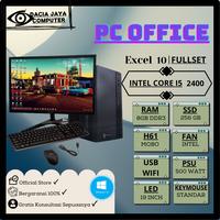 Gambar Komputer Rakitan Lengkap Fullset Murah Intel Core I5 RAM DDR3 4GB HDD - EXCEL - 07, STANDARD dari Dacia Jaya Computer undefined 1 Tokopedia