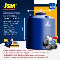 Gambar PENGUIN TOREN TANGKI AIR TB300 3100 LITER BLUE dari JSM Supermarket Bahan Bangunan undefined 1 Tokopedia