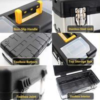 Gambar ANYYION Tool Box Besar 15-20 Inch Kotak Perkakas Stainless Toolbox Heavy Duty Durable Stainless AN10 - 36x17x17 cm dari Kawan Lama 88 undefined 4 Tokopedia