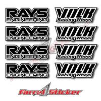 Gambar Stiker Sticker Velg Mobil Volk Rays Engineering - Biru dari Auto Velg undefined 3 Tokopedia