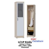 Gambar Lemari baju 1 pintu lemari pakaian 1 pintu lemari kosan lemari murah dari DMC Furniture BDG undefined 4 Tokopedia