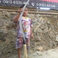 Gambar CELURIT CLURIT MADURA ASLI BULU AYAM NEW 1METER dari cak lung undefined 2 Tokopedia
