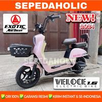 Gambar Sepeda Listrik EXOTIC VELOCE 1.6 500 Watt BY PACIFIC Electric E Bike - Pumpkin Black dari Sepedaholic undefined 5 Tokopedia