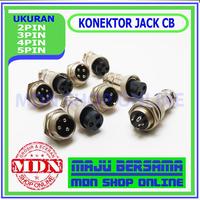 Gambar Konektor jack soket CB 2 3 4 5 pin kualitas bagus - 2 pin dari MDN SHOP ONLINE undefined 3 Tokopedia