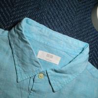 Gambar KEMEJA LINEN UNIQLO ORI WARNA TOSCA SIZE L dari revilaixstore undefined 2 Tokopedia