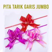 Gambar [ 10 PCS ] Pita Tarik Garis Jumbo / Pita Buket Bunga / Pita Kado - UNGU TUA dari Toko Mawar Kuning undefined 2 Tokopedia