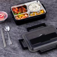 Gambar Kotak Makan Stainless / Lunch Box Stainless 4 Sekat Tahan Panas - PINK 5 SEKAT, TANPA NAMA dari WNG Official Store undefined 5 Tokopedia