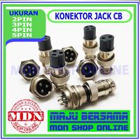 Gambar Konektor jack soket CB 2 3 4 5 pin kualitas bagus - 2 pin dari MDN SHOP ONLINE undefined 1 Tokopedia