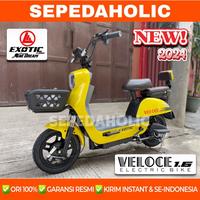 Gambar Sepeda Listrik EXOTIC VELOCE 1.6 500 Watt BY PACIFIC Electric E Bike - Pumpkin Black dari Sepedaholic undefined 4 Tokopedia