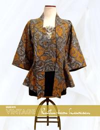 Gambar Kebaya Modern Kinario Blouse Kuthu Baru Batik Cap Tulis Lawasan Jogja - KbngKotak L dari KINARIO BATIK undefined 1 Tokopedia