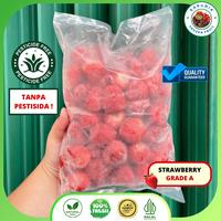 Gambar STRAWBERRY FROZEN CURAH 1KG/ BUAH BEKU STRAWBERRY/ STROBERI BEKU - SIZE MIX CAMPUR dari Karunia Frozen Fruit 77 undefined 3 Tokopedia