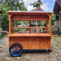 Gambar Gerobak nasi goreng kayu mahoni dari UD griya meubel undefined 1 Tokopedia