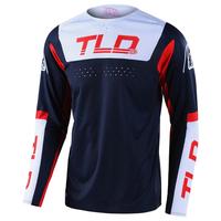 Gambar JERSEY SEPEDA CROSS TLD TRAIL MTB DOWNHILL AM DH ROAD GRAVEL RED NAVY dari WOF SPORTS undefined 1 Tokopedia