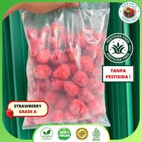 Gambar STRAWBERRY FROZEN CURAH 1KG/ BUAH BEKU STRAWBERRY/ STROBERI BEKU - SIZE MIX CAMPUR dari Karunia Frozen Fruit 77 undefined 1 Tokopedia