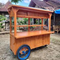 Gambar Gerobak nasi goreng kayu mahoni dari UD griya meubel undefined 3 Tokopedia