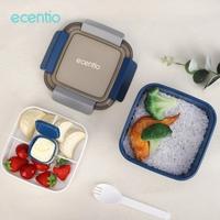 Gambar ecentio 1.1L lunch box/ kotak bekal/ kotak makan BPA Free - Biru dari .RC.Store. undefined 4 Tokopedia