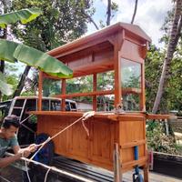Gambar Gerobak nasi goreng kayu mahoni dari UD griya meubel undefined 4 Tokopedia