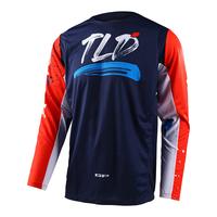Gambar JERSEY SEPEDA CROSS TLD MTB DOWNHILL AM DH XC ROAD GRAVEL NAVY ORANGE dari WOF SPORTS undefined 1 Tokopedia
