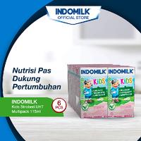 Gambar INDOMILK Kids Susu UHT Strawberry / Coklat 6 x 115 ml - Strawberi dari ChicoryShop~ undefined 3 Tokopedia