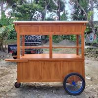 Gambar Gerobak nasi goreng kayu mahoni dari UD griya meubel undefined 2 Tokopedia