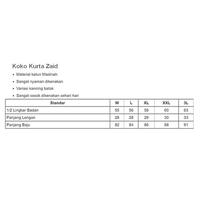 Gambar Koko kurta simpel polos madina M 3XL jumbo lengan pendek zaid - White, 2XL dari kookiiee undefined 4 Tokopedia