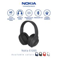 Gambar Nokia Wireless Bluetooth 5.0 Headphone / Headset With Mic E1200 ORI - Hitam dari LAZUARDI ONLINE STORE undefined 1 Tokopedia