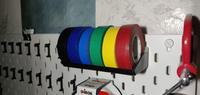 Gambar tape rolls holder tempat solasi selotip - pegboard 5K4D15 compatible - isi 2, Hitam dari klin's undefined 3 Tokopedia