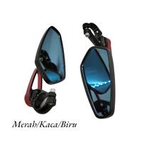 Gambar Spion Motor Oval Supermoto KLX CRF DTracker 150L - WR155 - RXking PCX - Kuning, Biru dari luckygusystore undefined 3 Tokopedia
