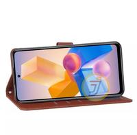 Gambar Flip Case Infinix Hot 40i Case Kulit Casing Dompet HP Premium - Cokelat dari Java Acc Store undefined 3 Tokopedia