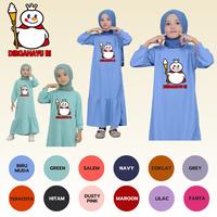 Gambar GM018 - Gamis Anak Pakaian Dres Perempuan Muslim Mixue Usia 1-12 Tahun - Navy, XL dari Kyodai Kids undefined 1 Tokopedia