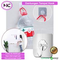 Gambar Gantungan Tempel Hook Super Kuat Per 6 PCS  Kail Gantung Kunci Tempel Dinding PVC Fleksibel & Logam Berkualitas Praktis Multifungsi Dapat Menahan Beban Hingga 5KG dari MC gudang undefined 3 Tokopedia