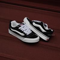 Gambar Vans Knu Skool Classic Black White Original - 40 dari Cilsortium undefined 1 Tokopedia