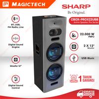 Gambar SPEAKER AKTIF SHARP PRO X SERIES CBOX-PROX22UBB 12" Inch dari Magictech Batam undefined 1 Tokopedia
