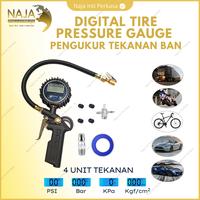 Gambar Alat Pengukur Tekanan Ban Dengan Selang Digital Tire Pressure Gauge - gauge selang dari Naja Inti Perkasa undefined 1 Tokopedia