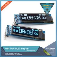 Gambar 0.91 inch 128x32 px pixels I2C IIC OLED LCD Screen Display | 3.3-5Vdc - Putih dari Supreme ID undefined 1 Tokopedia