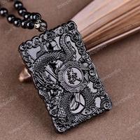 Gambar Kalung Dewa Kwan Kong / Dewa Perang Batu Obsidian Hitam Asli dari SeeYouJewelry undefined 3 Tokopedia