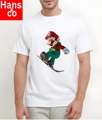 Gambar Kaos Pria Unisex Gambar 3Dimensi Mario Sakte - Abu-abu, 4XL dari Hans & co new undefined 4 Tokopedia