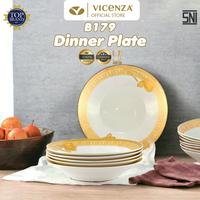 Gambar Vicenza Piring Makan 9 inch B179 (6 pcs) - Lolli dari Vicenza Official undefined 3 Tokopedia