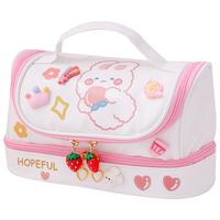 Gambar Chibi Home Care Tempat Pensil Lucu Travel Make Up + logo timbul - pink timbul dari Chibi Home Care undefined 1 Tokopedia
